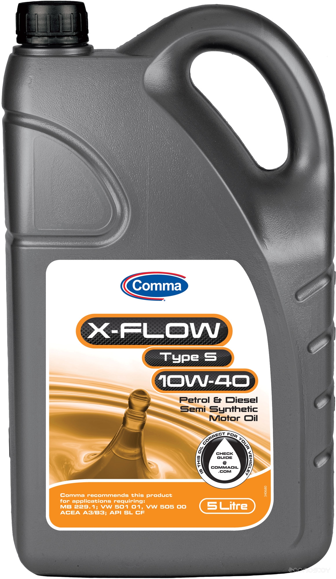 Моторное масло Comma X-Flow Type S 10W-40 5л