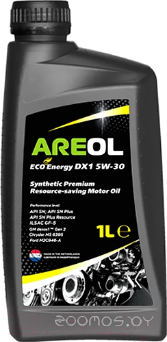 Моторное масло Areol Eco Energy DX1 5W-30 1л