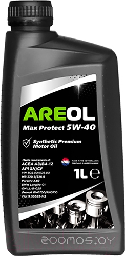 Моторное масло Areol Max Protect 5W-40 1л