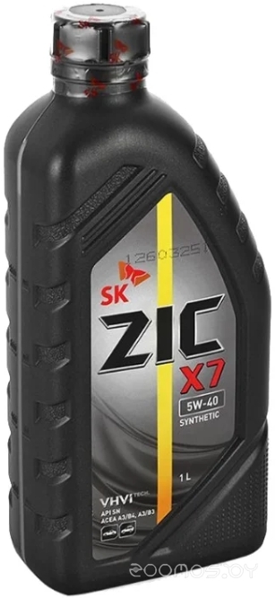 Моторное масло ZIC X7 5W40 (1L)_масло моторное!синт.API SN, ACEA A3/B4 A3/B3, MB229.5, VW 502.00/505.00, BMW LL-01