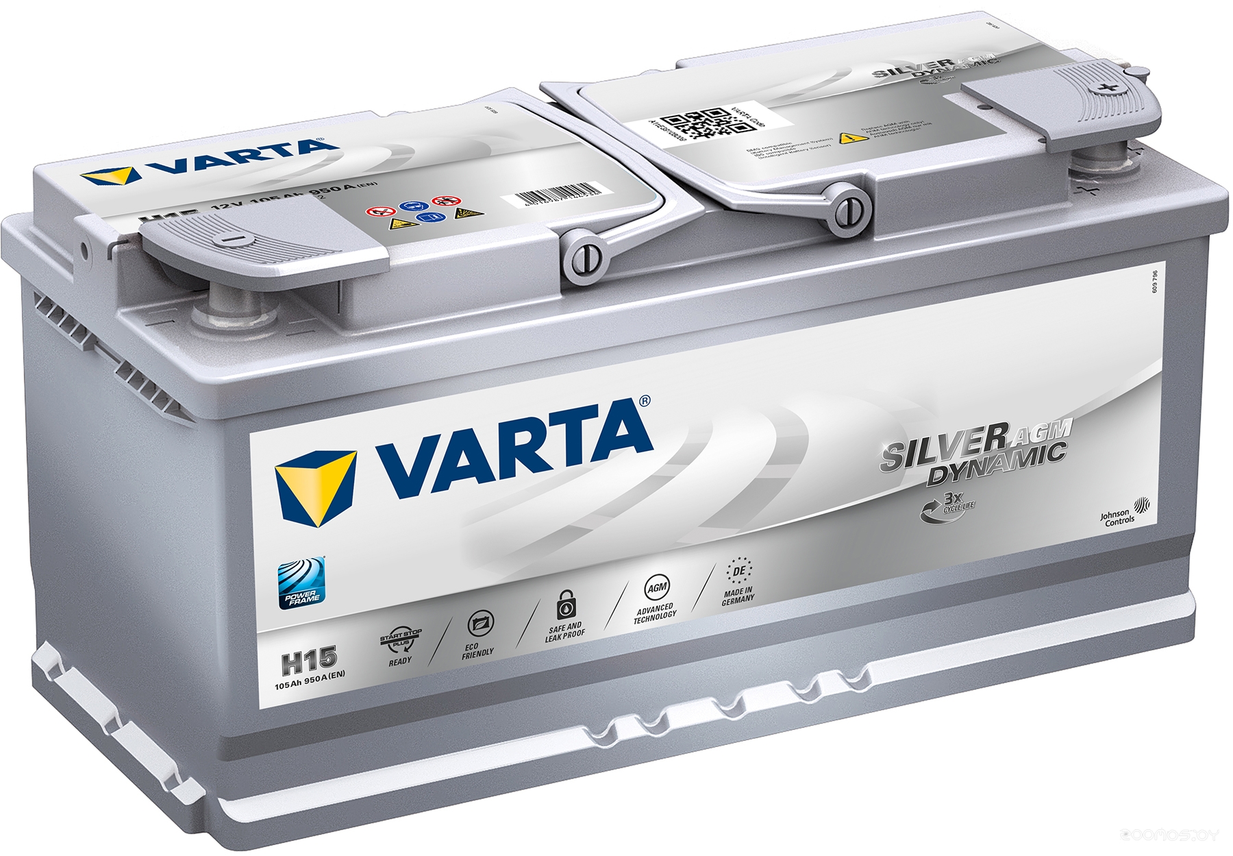 Автомобильный аккумулятор Varta Silver Dynamic AGM 605 901 095 (105 А·ч)