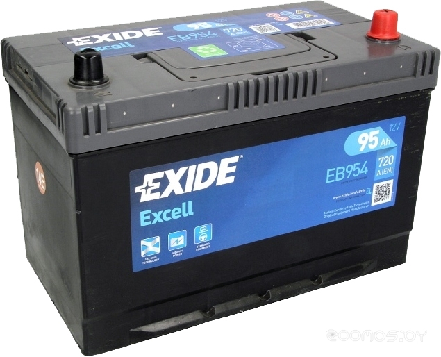 Автомобильный аккумулятор Exide Excell EB954 (95 А·ч)