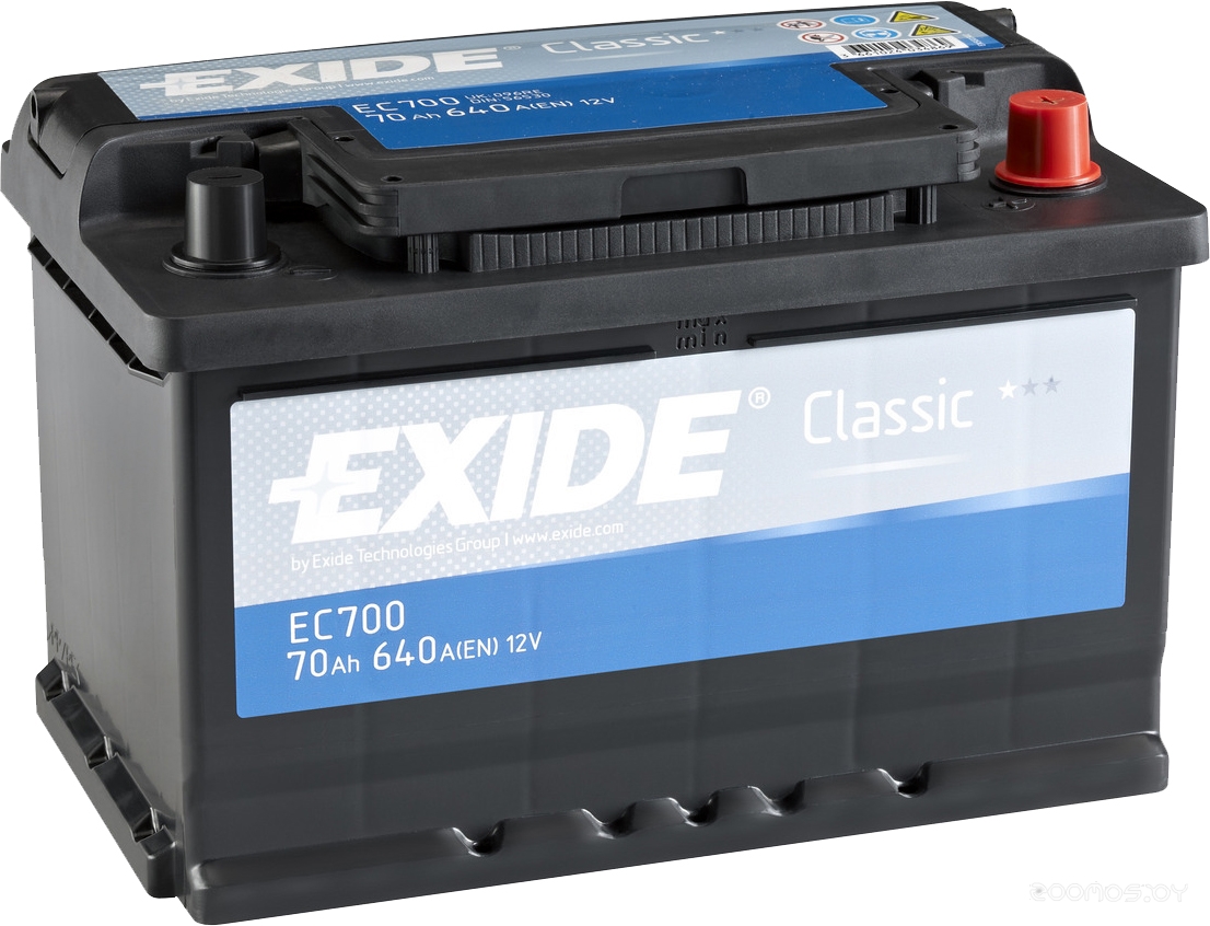 Автомобильный аккумулятор Exide Classic EC700 (70 А/ч)