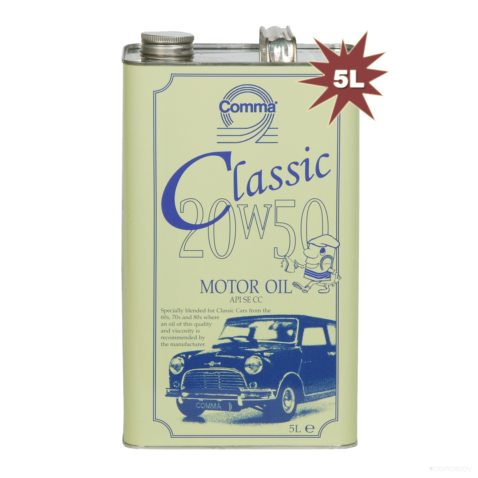 Моторное масло Comma Classic Motor Oil 20W-50 5л