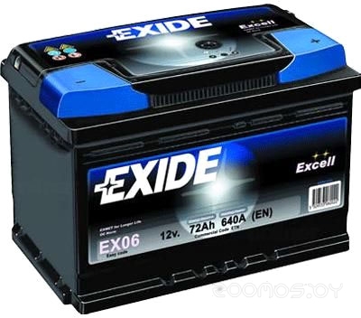 Автомобильный аккумулятор Exide Excell EB455 (45 А/ч)