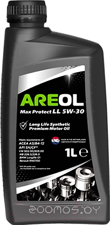 Моторное масло Areol Max Protect LL 5W-30 1л