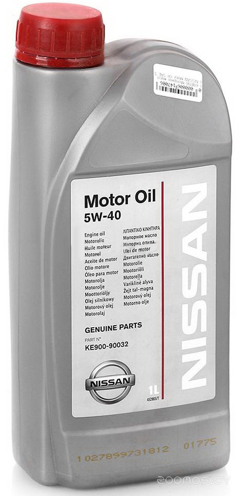 Моторное масло Nissan Motor Oil 5W40 1 л