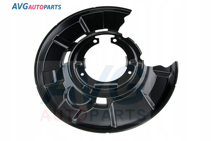 Щиток грязезащитный тормозного диска задний левый : 1 (E81/E82/E87/E88/F20/F21), 2 (F22/F23/F45/F46/F87), 3 (E90/E91/E92/E93/F30/F31/F80), 4 (F32/F36/F82)