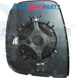 Зеркальный элемент с рамкой+подогрев 12- левый