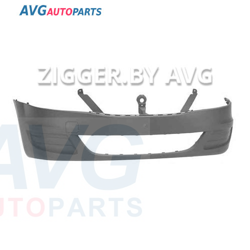 Бампер передний (Logan/Logan MCV 10/08-) черный