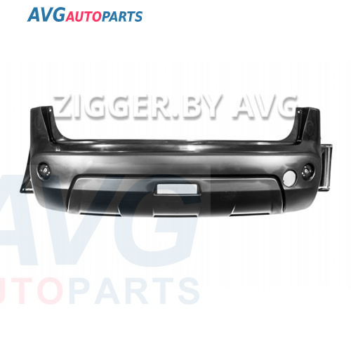 Бампер задний черный -12/13