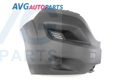 Бампер передний без отв. противотуманки правая часть = Boxer/Ducato 01/15-