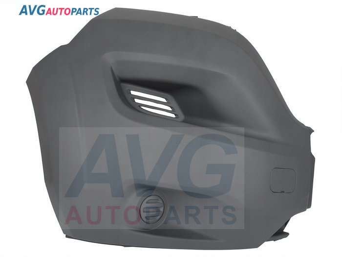 Бампер передний без отв. противотуманки MAXI правая часть = Boxer/Ducato 01/15-