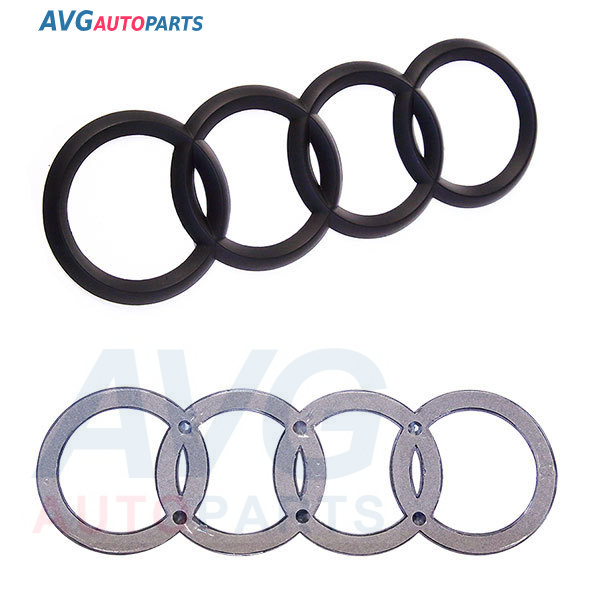 Эмблема AUDI A3 03-08/ A4 01-09/ A6 06-11 215x70мм черный зад
