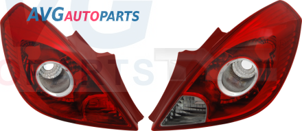 Фонарь задний светлый 3 двери левый TYC