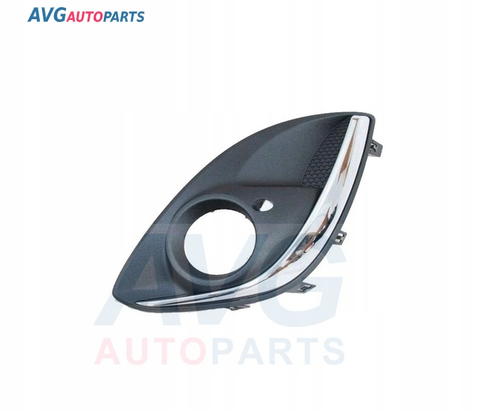 Бампер передний решетка с отв. противотуманки 11-14 левая