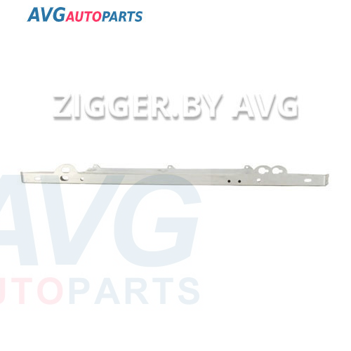 Бампер передний усилитель нижний (траверса) алюминий 07/06-