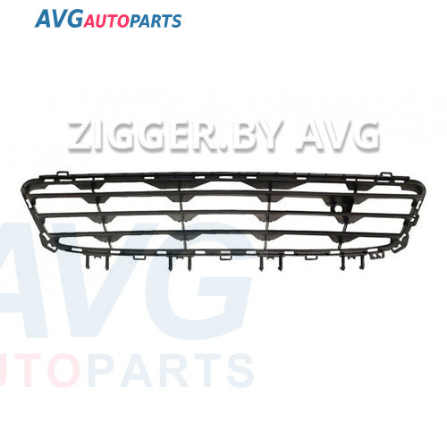 Бампер передний решетка центральная 04-02/07