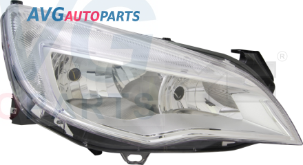 Фара электрорегулировка+корректор светлый отражатель 10-13 правая TYC