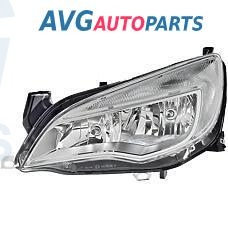 Фара электрорегулировка+корректор черный отражатель 10-13 левая Depo