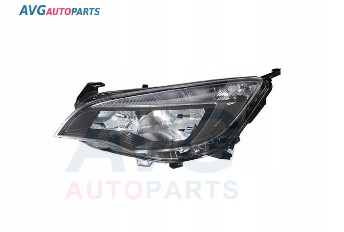 Фара электрорегулировка+корректор черный отражатель LED 10/12-15 левая Depo