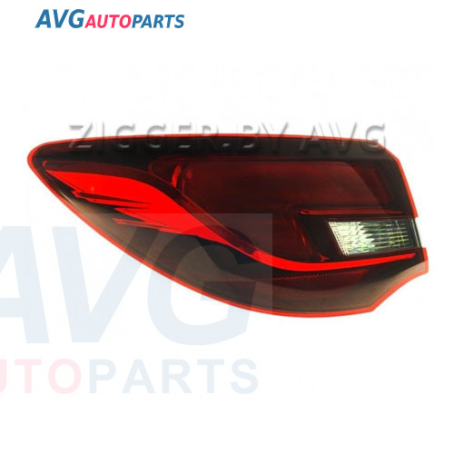 Фонарь задний наружный седан красный 10- левый Depo