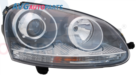 Фара электрорегулировка+моторчик Xenon 03-07 левая TYC