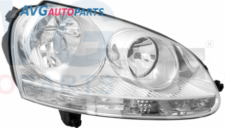 Фара электрорегулировка+моторчик светлый отражатель A type 04-08 левая TYC