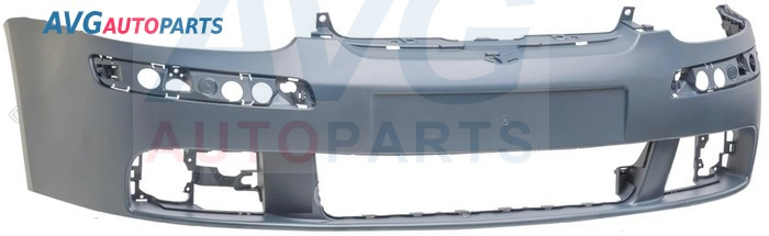 Бампер передний черный