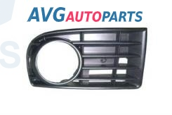 Бампер передний решетка с отв. противотуманки (4 полосы) 10/03-11/08 правая