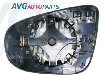 Зеркальный элемент с рамкой+подогрев ASPH -11/13 левый