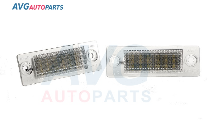 Фонарь подсветки номера 00-05=Jetta05-Caddy/Touran03-onT5 03- Depo