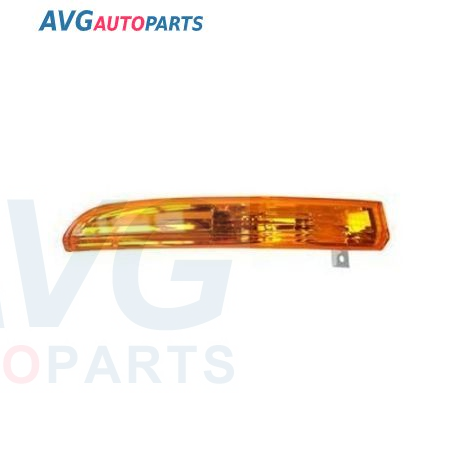 Указатель поворота желтый в бампер 08-10 левый TYC