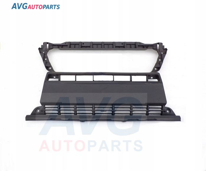 Бампер передний черный центральная часть= Boxer/Ducato 01/15-