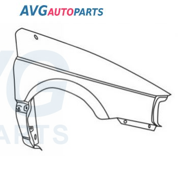 Крыло переднее 02/88-10/93 правое