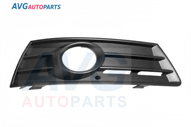 Бампер передний решетка с отв. противотуманки 05/08- левая